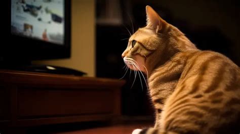 貓 看 電視